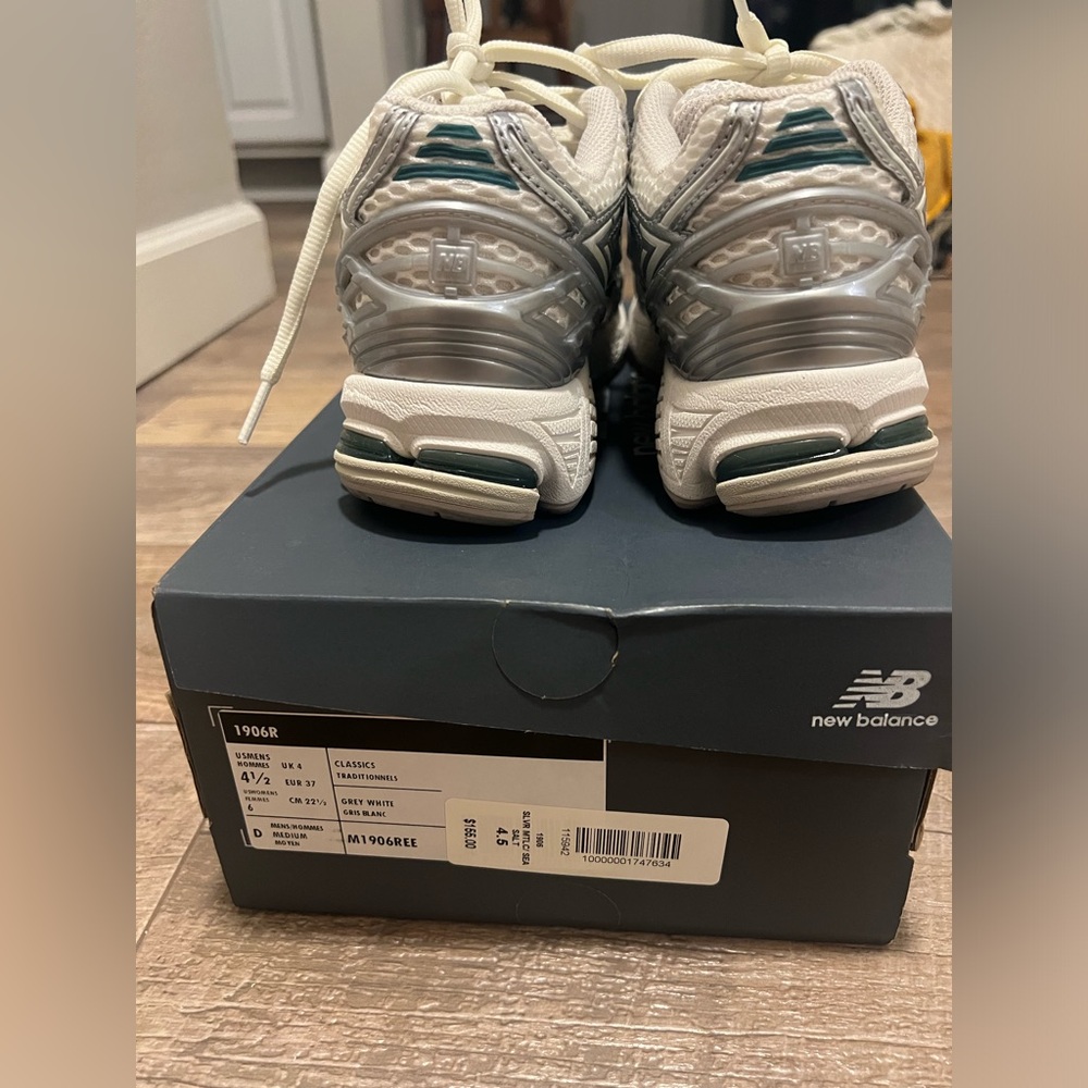New Balance 1906 Silver and White